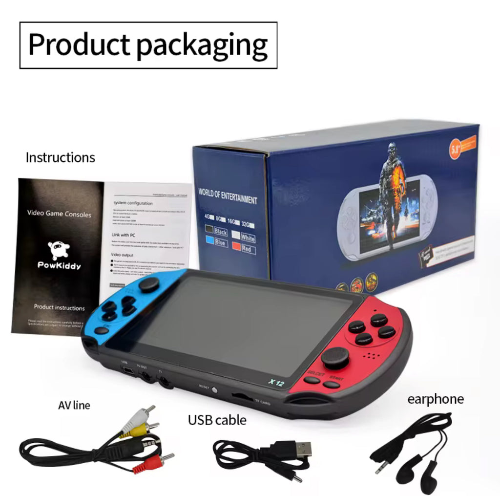 Console X12 plusieurs jeux performant intégré