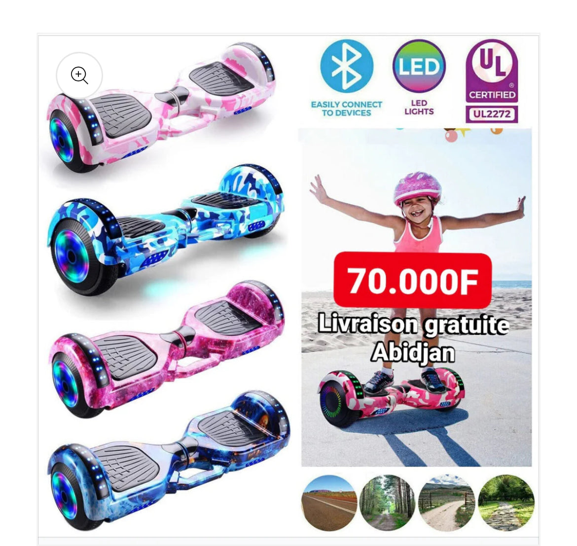 Hoverboard importé très solide